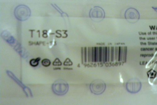 Hakko t18-s3 t18 series chiseled soldering tip,5.20mm for fx-8801 iron, bnib for sale