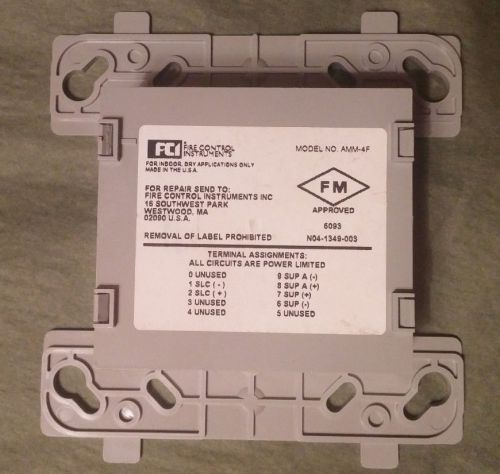 *FCI AMM-4F ADDRESSABLE MONITOR MODULE*