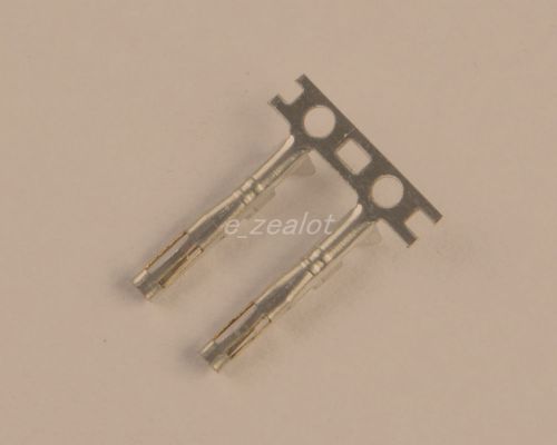 100pcs Female Pins 2.54mm Long Dupont Head Reed (copper)