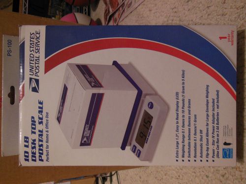 USPS 10 lb Desk Top Postal Scale Perfect  Home &amp; Office