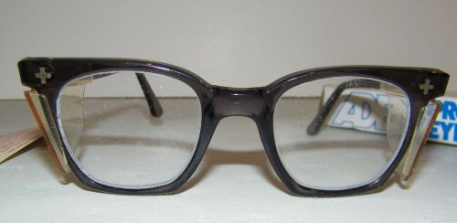 Vintage 1960&#039;s Aden Safety Glasses Eye Wear Side Shields Z87 Steampunk EC