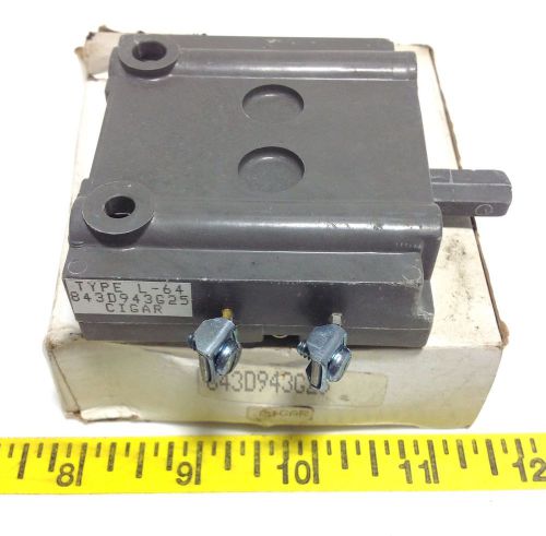 WESTINGHOUSE AUXILIARY CONTACT TYPE L-64 NIB 843D943G25 104670