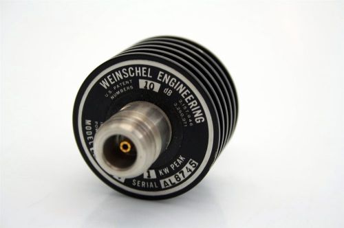 Weinschel Fixed Precision Coaxial Attenuator 23-10-34 10dB DC-18GHz 10W TESTED