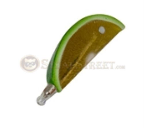 Lime Fruit Wedge Magnets with Refillable Ball Point Pen