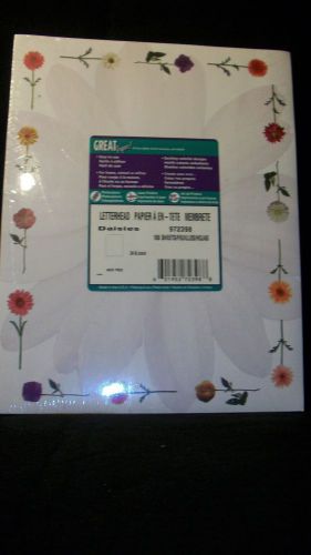 Great Papers Daisies Stationery 100/pack Stationery &amp; Invitations 24lb
