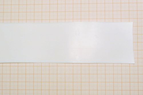 New 100mm x 51.5mm x 1.6mm PTFE Teflon Sheet Plate White Engineering Plastic