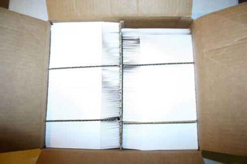 White CD/DVD Paper Sleeve Envelopes with Flap and Clear Window, 900-1000 pcs