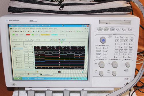 Agilent 1680a 136 channel logic analyzer, complete system, tested, w/probes for sale
