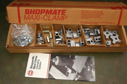ShopSmith ShopMate Maxi-Clamp No. 505846 woodworking clamping system complete