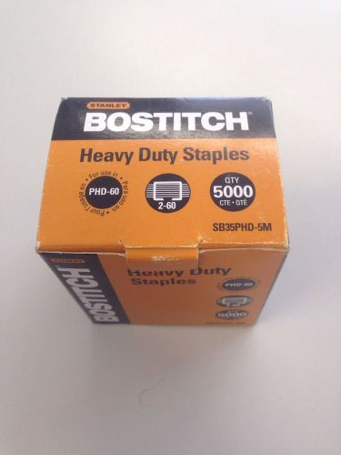 Stanley Bostitch Premium Quality Heavy Duty Staples for PHD-60 Stapler, 5,000