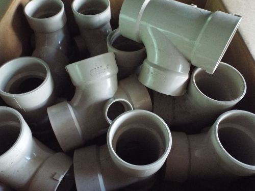 Wholesale Lot 11 Charlotte Pipe Sanitary Tee 417 Right Side Inlet 3x3x1.5