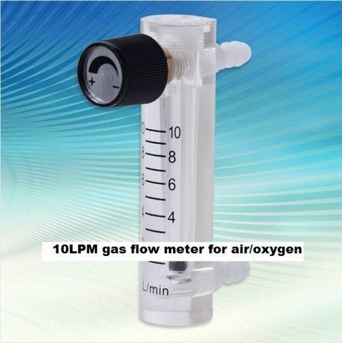 10LPM Air/Oxygen/Gas Rotameter Flow Meter Flowmeter Acrylic **NEW**