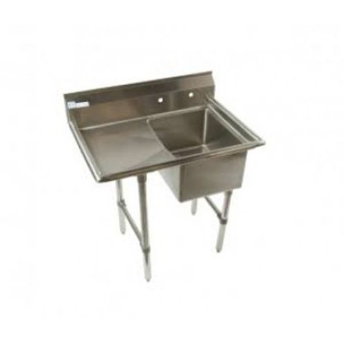 Klinger Economy 1 Compartment Stainless Steel commercial Sink with Drainboard