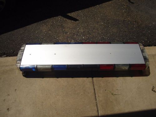 Whelen PATRIOT 48&#034; LIGHTBAR USED RED BLUE CLEAR FREE SHIPPING