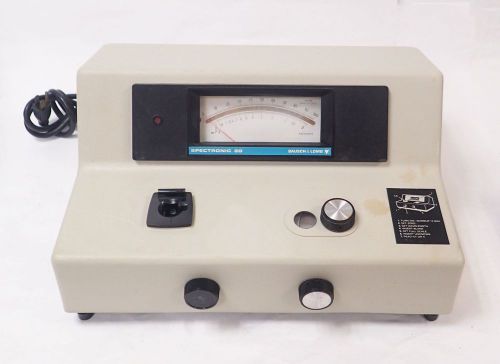 Bausch &amp; lomb spectronic 20 spectrophotometer, tested &amp; working! for sale