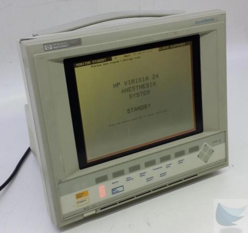 HP Omnicare 24 M1204A Anesthesia Patient Monitor Crack In Plastic
