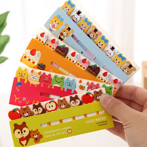 120 Pages Sticker Post Bookmark Point Marker Memo Flags Index Tab Sticky Notes