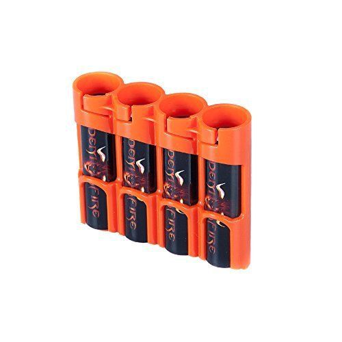 Storacell Powerpax 18650 Battery Caddy, Orange, 4-Pack , New, Free Shipping