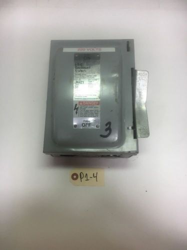 Siemens I-T-E Enclosed On/Off Switch 240V 30A Warranty! Fast Shipping!