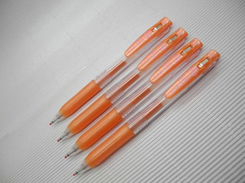 (4 pens pack) Zebra Sarasa clip 1.0mm broad gel ink Rollerball Pen, Shiny Orange