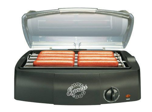 Hot Dog Countertop Electric Roller Grill Sausage Hamburg Express Machine Cooker
