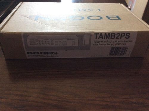 Bogen TAMB2 -PS Telephone Paging Access Module New Unopened