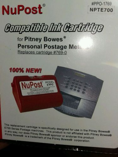 NuPost Ink Cartridge Pitney Bowes E700 Series NuPost# PPO-1769(former #769-0)