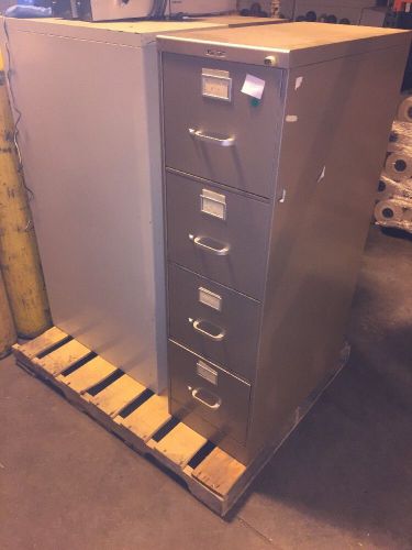 3 STEELCASE Steel Vertical File Cabinets 4 Drawers