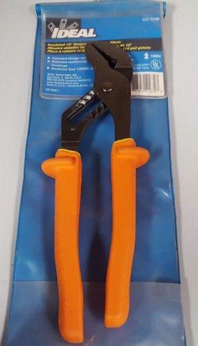 Ideal Insulated Tongue And Groove Pliers 35-9430 10&#034; W/ Bag Electrician Tool