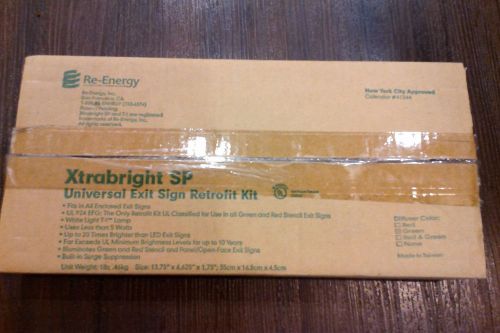 Lot of 2 Xtrabright SP Universal Exit Sign Retrofit Kit