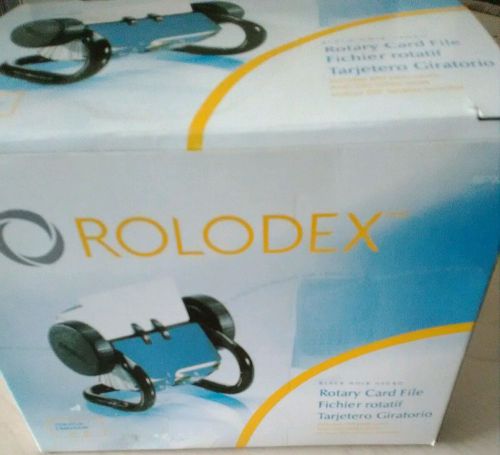 Rolodex™-black rotary card file /022216300