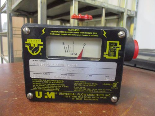 UFM  Type 12-13 Flowmeter SN-ASB3GMV-4-500V.9-A1NR 15A 480V Used