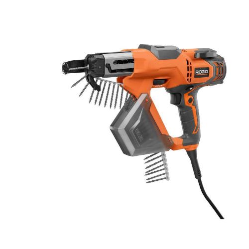 Ridgid 3&#034; drywall deck collated screwdriver electric screw gun drill kit 6.5 amp for sale