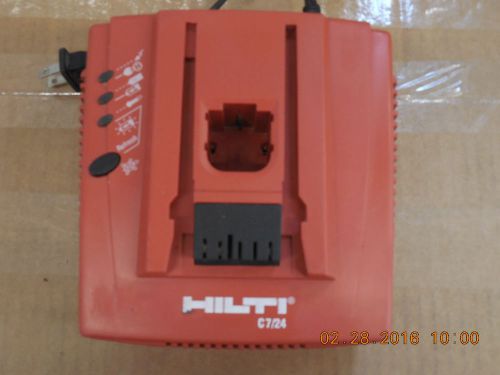 hilti C7/24 standard battery charger, Ni-Cd &amp; Ni-Mh type, 9.6v to 24v NICE (869)