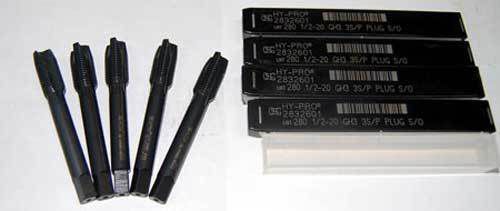 5 pcs. osg 1/2-20 hy-pro spiral point plug cnc s/o taps-hardened steel,stainless for sale