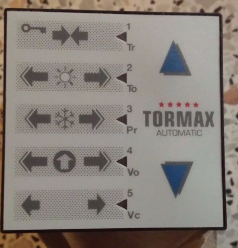 NEW!!! TORMAX PROGRAMME SWITCH FOR AUTOMATIC SLIDING DOORS