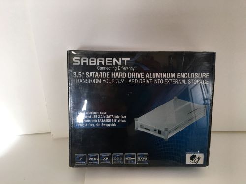 Sabrent ECS-STU35  3.5-inch IDE/SATA or Serial ATA Aluminum Hard Drive Case