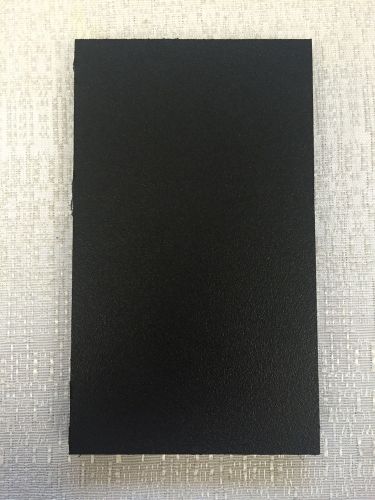 Lot of 10 HDPE High Density Polyethylene Plastic Sheet 3.5 x 6 x .5 Black Marine