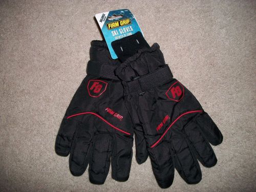 FG Firm Grip XXLarge Ski Gloves NEW #5705 w/Knit Wrists Velcro Wrist Closure