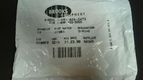 O Ring Assortment from Brooks Equipment  FIVE  Packages of 10  each