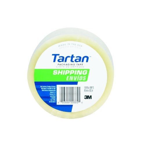 Tartan Shipping Packaging Tape, Clear , 1.88 x 54.6 Yards (3710-DC)