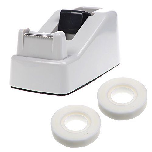 COSMOS® Heavy Duty Tape Dispenser ,Weighted Base, Nonskid Pad for One-hand Color