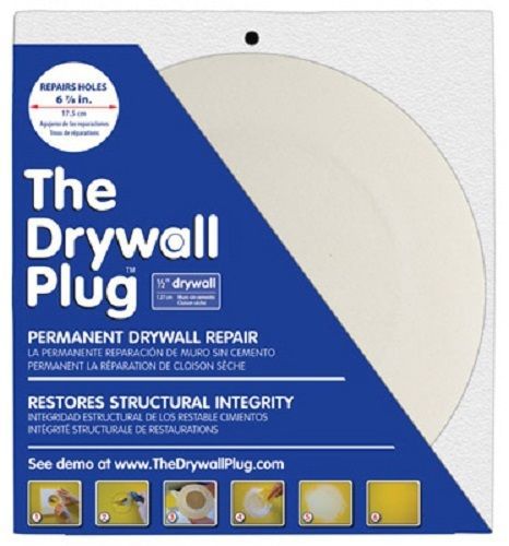 Construction Metals, 2 Pack, 1/2&#034; x 6-7/8&#034; Drywall Repair Plug