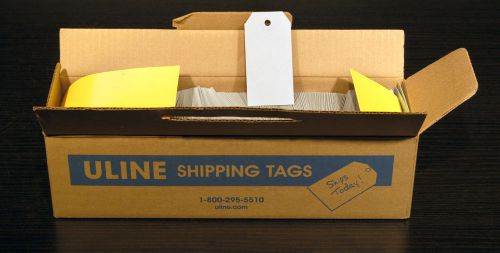 ULINE Blue Shipping Tags, S-2412LB, 3.75 x 1 7/8th