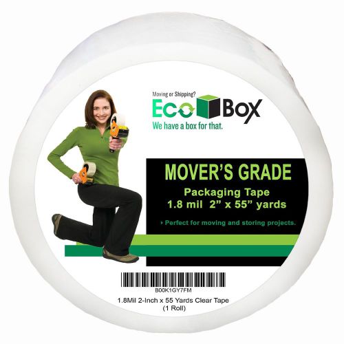EcoBox 1.8Mil 2-Inch x 55 Yards Clear Tape (E-569-1)