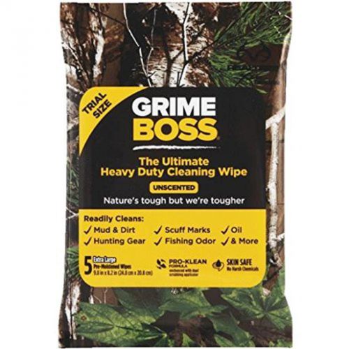 Grimeboss 5ctdsp rt wipe, 5ct nicepak products all-purpose cleaners q40105 for sale