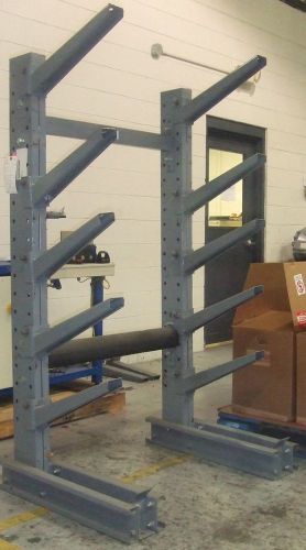 Single sided cantilever rack 72&#034;hx41w&#034;x33&#034;d with 12 arms 19&#034;l industrial storage for sale