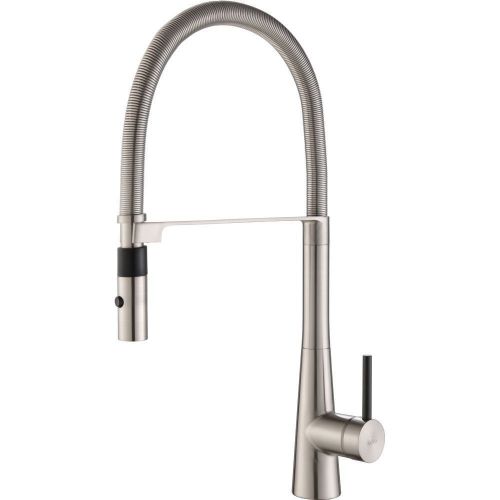 Kraus KPF-2730 SS Single Lever Commercial Style Kitchen Faucet with Flex Hose