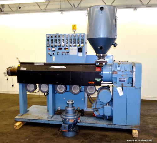 Used- killion 2.5&#034; single screw extruder, model kn250. approximate 30 to 1 l/d r for sale