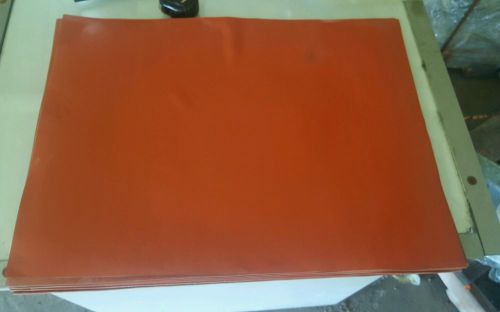 Silicone Rubber Sheet High Temp 1/8&#034; Thick x 18&#034; wide x 24&#034; long